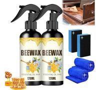 Vaporisateur naturel micro-moléculaire en cire d'abeille naturelle pour meubles, spray moléculaire pour bois, cire d'abeille, cire d'abeille pour meubles