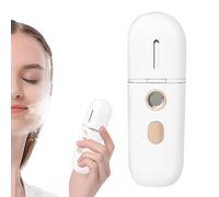 Vaporisateur portable pour le visage, pulvérisateur de brume, 3,7 x 3,7 x 11,9 cm avec technologie d'hydratation profonde, vapeur en matériau ABS, pulvérisateur à brume froide avec appareil