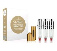 vaporisateur rechargeable Travalo - Coffret Classic - 3 Vaporisateurs rechargeables Dorés - Kapao Parfumerie en ligne française