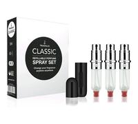 vaporisateur rechargeable Travalo - Coffret Classic - 3 Vaporisateurs rechargeables Noirs - Kapao Parfumerie en ligne française