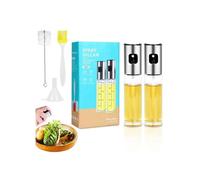Vaporisateur Spray Huile Cuisine 100 ml x2, Pulverisateur d'huile Premium pour cuisine et friteuse d'air, Accessoires Friteuse