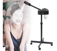 Vaporisateur Visage Professionnel LCD Humidificateur Visage Vapeur Visage Vapeur Visage avec Ozone et Brume Chaude Réglable en Hauteur pour Salons de Beauté, Spas