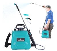 Vaporisateurs à piles - Sprayer à pression de jardin, pompe à eau pour pelouse | Déclencheur de charge USB, contrôle multi-buses, réservoir étanche 5L, bande de brume mains libres pour le jardinage