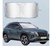 VAPORVERSE 1Pcs Pare-Soleil Avant pour Citroen Jumpy III M 2016-, Protection Solaire Tissu Réflechissant Écran Thermique Pliable Couverture Fenêtre Avant Intérieur