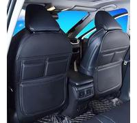 VAPORVERSE 2 Pièces Coussin Anti-Coup Pied Siège de Voiture pour Skoda Superb IV, Tapis Protections de Dossier Siège de Auto en Cuir