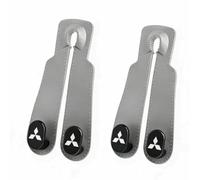 VAPORVERSE 2 Pièces Crochets Appuie pour Mitsubishi Triton V Club Cab Pick Up 2019-2023, Crochet de Rangement Accessoires Intérieurs Voiture Idéal Sac à Main Sacs et Autres Objets,Silver