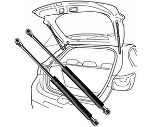 VAPORVERSE 2 Pièces Support Levage Coffre pour Hyundai Bayon 2021 2022 2023 2024 2025 2026, Verins de Coffre Hayon Coffre Coffre Vérins à Gaz Vérins à Gaz Ressort Verin de Hayon