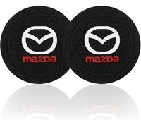 VAPORVERSE 2 Pièces Tapis Gobelet Auto pour Mazda CX-80 2024-2025, sous Verres de Voiture Anti-Dérapant Silicone Dessous de Verre de Voiture pour Porte-gobelets