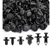 VAPORVERSE 200PCS Clips de Fixation de Voiture pour VW Golf 7 Golf MK7 7.5 2012-2019 Panneau de Porte Pare-Chocs Rivets d'Expansion en Plastique Assortiment