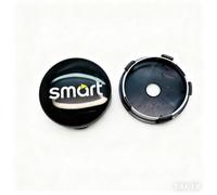 VAPORVERSE 4 Pièces Cache de Roue Centrale pour Smart for Two W451 2007-2014 60MM Accessoires, Cache Moyeux Jante Enjoliveurs de Roue Voiture, Centre de Jante Capuchons,B