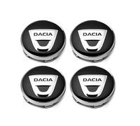 VAPORVERSE 4 pièces Cache Moyeux pour Dacia Jogger 2018 2019-2023 56mm 60mm, RéSistant à La Chaleur Centrale enjoliveurs Cache de Roue Bouchon de Jante Accessoires,Black