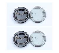 VAPORVERSE 4 Pieces Cache Moyeux pour Mazda 2 3 5 6 MX5 MX30 CX30 CX5 CX50 CX 7 8 9 60 mm,Enioliveurs Centre de Roue Caches Embleme Cache Moyeux de Roue Voitures Enjoliveurs
