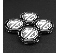 VAPORVERSE 4 pièces Cache Moyeux pour MG ZS HS 4 MG4 Mulan EP MG5 MG6 GS 5 6 GT 56 mm, RéSistant à La Chaleur Centrale enjoliveurs Cache de Roue Bouchon de Jante Accessoires,Black