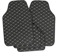 VAPORVERSE 4 Pièces Tapis de Sol de Voiture pour Mazda CX-80 2024 2025, Voiture Cuir Tapis de Sol Tapis Imperméable Antidérapant Toutes Les Intempéries Tapis Sol,A