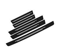 VAPORVERSE 5 Pièces Protection Seuil de Porte de Voiture pour Ford Falcon (FG) 2008-2011, Protection Pare Choc Voiture Fibre de Carbone Plinthes Autocollant