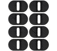 VAPORVERSE 8 Pièces Cache Serrure Porte Voiture pour BMW 1 Series 1er Serie 1 E87 2004-2011, Protection Gâche de Portière Anti Rouille Accessoires Extérieur