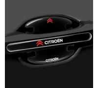 VAPORVERSE 8 Pièces Protecteur Poignée Porte de Voiture pour Citroen C3 C4 C5 Elysee, Protection de Bol Porte Anti-Collision Protect Rayure imperméable Protection,Transparent