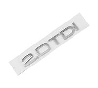 VAPORVERSE Auto Emblèmes Sticker pour A1 A3 A4 A5 A6 3.0 TDI 2.0TDI, 3D de Rechange Logo Body Stickers Insigne Autocollant Decal Décoration Voiture Styling Accessoires,A