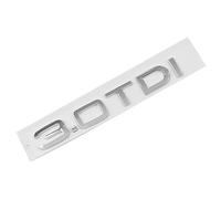 VAPORVERSE Auto Emblèmes Sticker pour A1 A3 A4 A5 A6 3.0 TDI 2.0TDI, 3D de Rechange Logo Body Stickers Insigne Autocollant Decal Décoration Voiture Styling Accessoires,C