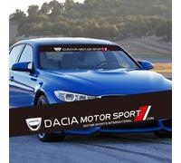 VAPORVERSE Autocollant de Pare-Brise de Voiture pour Dacia Logan Stufenheck 2004-2012, Bande Pare-Soleil pour Pare-Brise de Voiture Style Décalcomanies Décoratives