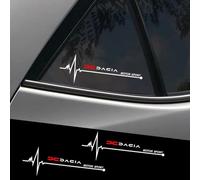 VAPORVERSE Autocollant Voiture pour Dacia Logan II MCV Stepway 2017-2020, Autocollant Décoratif pour Voiture Emblème Adhésif Badge Adhésif