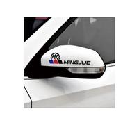 VAPORVERSE Autocollant Voiture pour MG ZS, Autocollant Décoratif pour Voiture Emblème Adhésif Badge Adhésif,Black