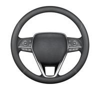 VAPORVERSE Couvre Volant Voiture Carbone pour Mini Cooper 2015-2024, Housse de Volant Antidérapant Respirant Design Sport Noir