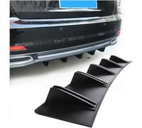 VAPORVERSE Diffuseur Becquets arrière pour Lancia Kappa(838) Coupe 1996-2001, Becquets arrière Spoilers châssis de Pare-Chocs arrière de Voiture diffuseur de lèvre d'aile,Gloss Black