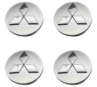 VAPORVERSE Lot de 4 Enjoliveurs Centraux de Roue pour Mitsubishi Mirage VI Hatchback 2012-2016 60mm, Protections de Jantes Accessoires de Décoration Automobile,G