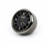 VAPORVERSE Mini Horloge à Quartz pour Voiture pour BYD Seal 6 DM-i 2025 2026 Accessoires, Horloge à Évent avec Aiguilles Lumineuses Analogique Autocollante