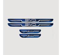 VAPORVERSE Protection Seuil de Porte de Voiture pour BYD Dolphin 2022 2023 2024 2025, Plaques Protection Seuil Porte en Acier Inoxydable Extérieure Accessoires,Blue