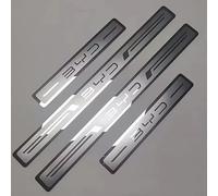 VAPORVERSE Protection Seuil de Porte de Voiture pour BYD Han DM 2020-, Plaques Protection Seuil Porte en Acier Inoxydable Extérieure Accessoires,Silver