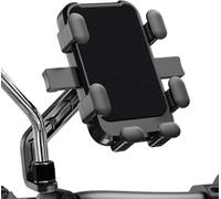 VAPORVERSE Support Téléphone Moto Anti-Vibration pour MZ RT 125, 360° Rotation Support Smartphone Velo, Moto Guidon Rétroviseur Accessoire,Rearviewmirrorstyle