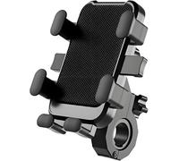 VAPORVERSE Support Téléphone Moto Anti-Vibration pour MZ RT 125, 360° Rotation Support Smartphone Velo, Moto Guidon Rétroviseur Accessoire, Handlebarstyle