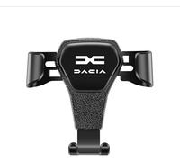 VAPORVERSE Support Téléphone Voiture pour Dacia Duster II 2018-2021, Gravité Support Smartphone Grille d'Aération Berceau Auto Élégant Noir Accessoire