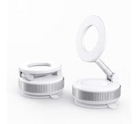 VAPORVERSE Support Telephone Voiture pour Ford Kuga 3 (III) Trend, Rotatif à 360°Support Telephone Voiture Magnetique Porte Tableau de Bord/Pare-Brise,White