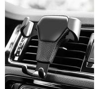 VAPORVERSE Support Téléphone Voiture pour Mazda 2 Hybrid 2024 2025, Grille d'Aération Gravité Fixation Crochet Métallique Stable Mobile Auto Accessoire Noir Pro