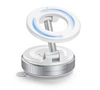 VAPORVERSE Support Telephone Voiture pour Toyota BZ4X 2022 2023, Magnetique Porte Telephone Voiture Automobile Porte Telephone Socles Accessoires,White