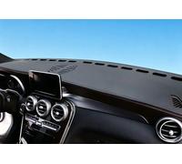 VAPORVERSE Tapis de Tableau de Bord en Cuir pour Toyota RAV4 2021-2025 (Thin Screen), Couverture de Protection Solaire Antidérapante Accessoire Intérieur, 1 Pièce,A