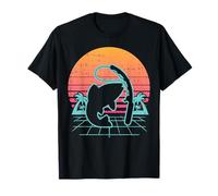 Vaporwave Aesthetic Fish Retro Fishing Fisherman Angler Gift T-Shirt