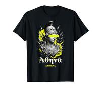 Vaporwave Athena Mythologie Grecque Antique Graffiti Déesse T-Shirt