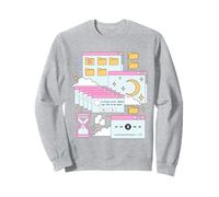 Vaporwave Browser Kawaii E-Girl Esthétique Années 80 90 Japonais Sweatshirt