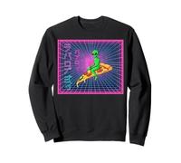 Vaporwave Pizza Rider Space Retro Sweatshirt