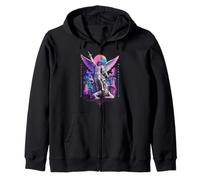 Vaporwave Statuette Saint Michel Archange Style Japonais Sweat à Capuche