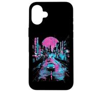 Vaporwave Tokyo Lofi Abstrait City Lights Coque pour iPhone 16 Plus