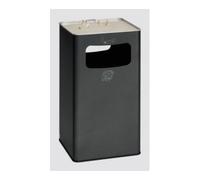 VAR Cendrier poubelle B 42 R, argent antique Var Quantité:1