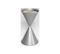 VAR Cendrier sur pied D400xH730 mm argent tôle d’acier