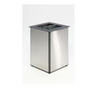 VAR Poubelle AB 02, INOX Var Quantité:1