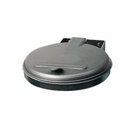 VAR Poubelle l.400xP510 mm 120 l couvercle argent (KS)