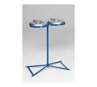 VAR Poubelle standard D, bleu avec couvercle acier Var Quantité:1